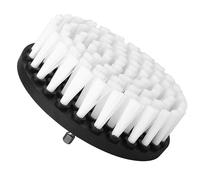 LatoYard Soft Electric Drill Brush Sinks Tiles White 5 Inch Carpet Cleaner Cleaning Plastic Scrubbing Grinding Polisher 12 Pack Dust Bag Kit Washable Microfiber Floor Pads