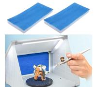 LatoYard Spray Booth Air Filter Replacement 40x18.5x1.5 cm for Master, 2 or 4 PCS Fiber Cotton Filter Pads for Paint Booths, Blue White Radiant Heaters Part