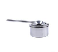 LatoYard Stainless Steel Glaze Sprayer for Artists - Blow Glaze Pot for Oxides - Spray Ceramic Tools Set 100ml Silver