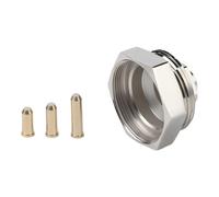 LatoYard Thermostatic Radiator Adapter Oventrop Valves, Stainless Steel Threaded Heating Connector Home Use