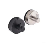 LatoYard Vacuum Suction Cup Hooks Heavy Duty for Bathroom Wall(Matte Black)