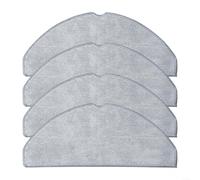 LatoYard Vyzzle D10 Robotic for Vacuum Cleaner Replacement Microfiber Mop Cloth Kit, Washable Cleaning Pads Compatible with, for Laresar for L10, Eve for ROOK S, 4 Pack(4 PACK)