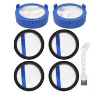 LatoYard Washable Replacement Filter Kit With Advanced 5-Stage Filtration For AEG 8000 ASKW4 ESKW4 FX8 AZE156 Cordless Vacuum, Includes Air Outlet And Inlet Filters With Brush(4set)