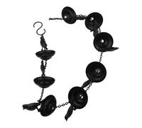 LatoYard Wear- Rain with Bird Bowl, Gutter Decor Outdoor Space, 60-100cm, for Black