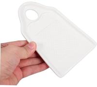 LATRAT Ceramic Grater, Porcelain Grating Plate, Ceramic Ginger Grater, Garlic Grater, Fruit Grater, Vegetable Grater, Wasa Grater for Ginger Garlic Onion
