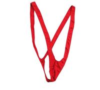 LATRAT Inside Ropa, Borat Mankini Costume, One Size for Men, Red, M