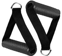 LATRAT Pack of 2 resistance bands handles, ideal for workout on the pulley, cable pull or power tower fitness equipment, exercise handles, handle pull exercise band
