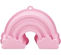 LATRAT Rainbow Cake Mould - 3D Silicone Moulds for DIY Bread, Chocolate Motif & Birthday Cakes