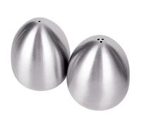 LATRAT Stainless Steel Shaker Set, 2-Piece Food Shaker with Egg Shape, 1 Hole & 3 Hole, Salt/Pepper Shaker, Perfect for Home Cooking & Restaurant Use
