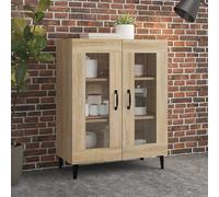 latrell wooden sideboard with 2 doors in sonoma oak