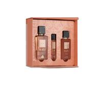 Lattafa Ana Abiyedh Coral 3-Piece Perfume Gift Set - 60ml Eau De Parfum, 12ml Travel Spray & 50ml Hair Mist | Fresh, Sweet & Long-Lasting