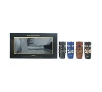 Lattafa Asad 4-Piece Gift Set 25ml - Men's Oriental Fragrance Collection | Asad, Elixir, Bourbon & Asad Zanzibar LE