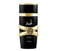 Lattafa Asad Premium Perfume Refreshing Oud and Musk Fragrances Eau De Parfum 100 ml Perfume for Unisex (Pack of 1), 100 ml (Pack of 1)