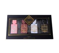 Lattafa Badee Al Oud 4-Piece Gift Set 25ml - Unisex Oud Fragrance Collection | Sublime, Noble Blush, Oud For Glory & Honor & Glory