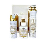 Lattafa Bade'e Al Oud Honor & Glory 100ml EDP Spray + 200ml Perfume Spray + 300ml Air Freshener Gift Set