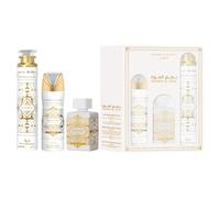 Lattafa Bade'e Al Oud Honor & Glory For Unisex 3 Piece Gift Set (3.4 Fl Oz EDP