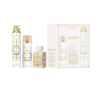 Lattafa Bade'e Al Oud Honor & Glory For Unisex 3 Piece Gift Set (3.4 Fl Oz EDP + 6.67 Fl Oz Deo + 10.14 Fl Oz Air Freshener)