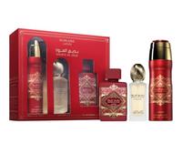 Lattafa Badee Al Oud Sublime 3-Piece Set for Uni (3.4 ounces, Eau de Parfum Spray + 1.7 oz Hair Mist + 6.7 oz Deodorant Spray)