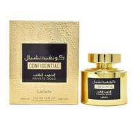 Confidential Private Gold by Lattafa for Unisex - 3.4 oz EDP Spray