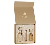 Lattafa Eclaire Gift Set - 100ml Eau de Parfum, 12ml Travel Spray & 50ml Hair Mist | Sweet Gourmand Vanilla, Caramel