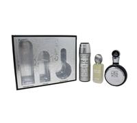 Lattafa Fakhar for Men 3 Piece Set (3.4 Oz Eau de Parfum Spray + 1.7 Oz Hair Mist + 6.7 Oz Deodorant Spray)