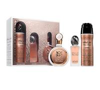 Lattafa Fakhar for Women 3 Piece Set (3.4 Oz Eau de Parfum Spray + 1.7 Oz Hair Mist + 6.7 Oz Deodorant Spray)