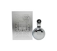 Lattafa Fakhar Platin Eau de Parfum for Men - 100ml | Spicy Woody Fragrance with Bergamot, Ginger & Sandalwood | Bold, Modern Scent | Long Lasting Arabic Perfume