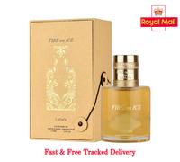 Lattafa Fire On Ice 110ml Eau de Parfum Unisex Perfume | Bold Black Raspberry Frozen Rose Oakwood & Ambroxan | Long-Lasting Scent for Men & Women