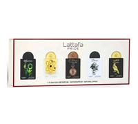 LATTAFA GIFTSET COLLECTION 5 X 20ML (AFFECTION, BREEZE, THARWAH GOLD, SHAHEEN GO