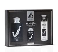 Lattafa Ishq Al Shuyukh 3 Piece Gift Set Unisex Fragrance