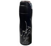 Lattafa Maahir Black Edition - Spicy, Leathery, Woody, Amber - Perfumed Deodorant Spray for Everyone, 6.67 Ounce / 200 ml