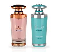 LATTAFA Mayar & Mayar Natural Intense EDP Sprays 100ML (3.4 OZ) Long Lasting Floral Fruity Sweet Perfumes. (SUPREME BUNDLE)