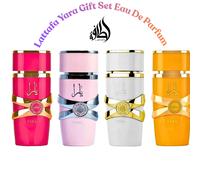 Lattafa My Yara Collection - 4 × 25 ml Eau de Parfum Gift Set for Women (Yara + Yara Moi + Yara Tous + Yara Candy)