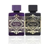 Lattafa Perfumes Bade'e Al Oud 2 Piece Gift Set for Unisex (3.4 Ounce Oud for Glory Eau de Parfum Spray + 3.4 Ounce Amethyst Eau de Parfum Spray)