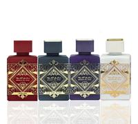 Lattafa Perfumes Bade'e Al Oud for Unisex 4 Piece Eau de Parfum Gift Set (Oud for Glory + Sublime + Amethyst + Honor & Glory) 3.4 Ounce/100 ml each