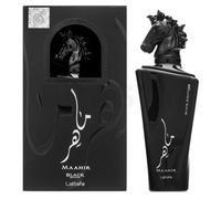 Lattafa Perfumes Maahir Black Edition for Unisex Eau de Parfum Spray 3.4 Ounce
