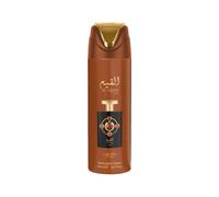 Lattafa Pride Al Qiam Gold Deodorant Spray 200ml - Unisex Oriental Leather with Oud Amber & Saffron