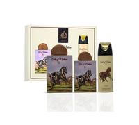 Lattafa Pride Art Of Nature II Gift Set 3-Piece (100ml EDP + 200ml Perfumed Body Spray + 20ml Travel EDP) - Unisex Long-Lasting Fragrance - Bergamot, Mandarin, Vanilla, Cedarwood, Musk