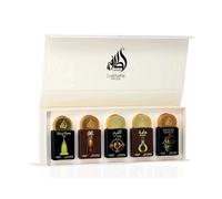 Lattafa Pride Eau de Parfum Gift Set Collection No.4 (5 x 20ml) | Luxury Perfume Gift Set for Men & Women | Long-Lasting Arabian Fragrances | Travel Mini Sprays