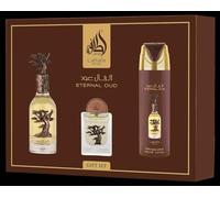 Lattafa Pride Eternal Oud Gift Set, Eau de Parfum, Perfumed Spray 200ml, 3 Piece