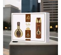 LATTAFA PRIDE MASA 100ML+ 20ML EDP SPRAY + 200ML PERFUMED GIFT SET