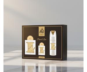 Lattafa Pride Peace & Love Perfume Gift Set 3 Piece EDP Spray Fragrance Unisex