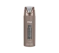 Lattafa Pride Pisa Deodorant Spray 200ml - Men’s Fresh Citrus Woody Deodorant with Mandarin, Bergamot, Cedar & Amber