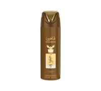 Lattafa Pride Shaheen Gold Deodorant Spray 200ml - Unisex Fruity Oriental Deodorant with Pineapple, Vanilla, Tonka & Patchouli