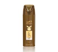 Lattafa Pride Shaheen Gold Deodorant Spray 200ml - Unisex Fruity Oriental Deodorant with Pineapple, Vanilla, Tonka & Patchouli