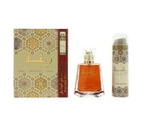 Lattafa Raghba Eau De Parfum Gift Set 100ml Eau De Parfum + 50ml Deodorant Spray