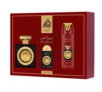 Lattafa SET LATTAFA Nebras EDP Spray + EDP Spray + DEO Spray 100 ml + 20 ml + 200 ml