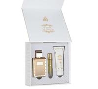 Lattafa The Kingdom Gift Set - 100ml Eau de Parfum, 12ml Travel Perfume & 100ml Shower Gel | Fresh Warm Spicy Arabic Fragrance Giftset for Men