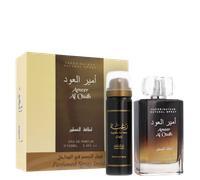 Lattafa Unisex Ameer Al Oudh Eau de Parfum & Body Spray Set