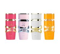 Lattafa 4 Piece Eau de Parfum Spray for Women (100g + 100g Yara Moi + 100g Yara Tous + 100g Yara Candy)
